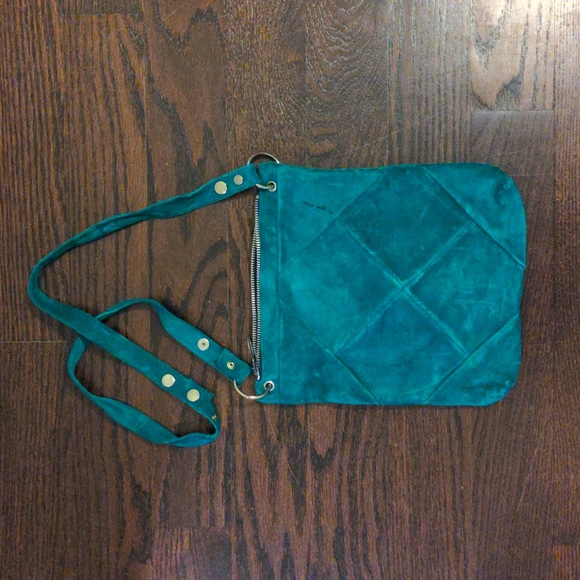 Vintage Real Suede Purse - Picture 1 of 7
